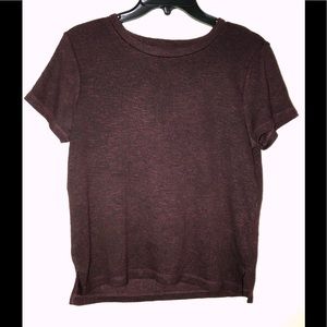American Eagle Outfitters Tops - BURGUNDY T-SHIRT American Eagle Outfitters Tops - BURGUNDY T-SHIRT
